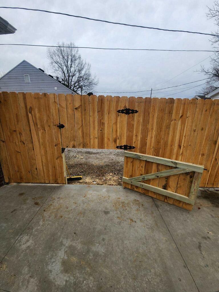 wood fencing