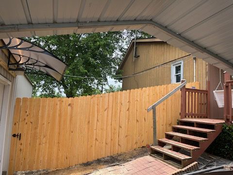 wood fencing