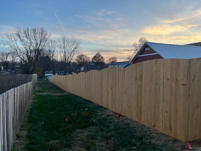 wood fencing