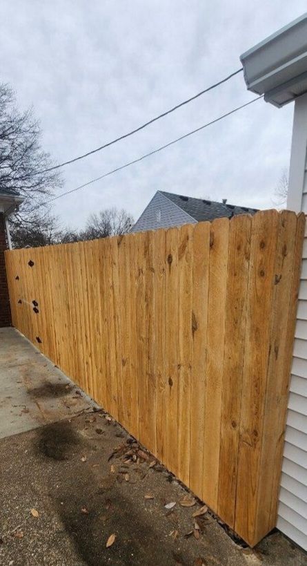 wood fencing