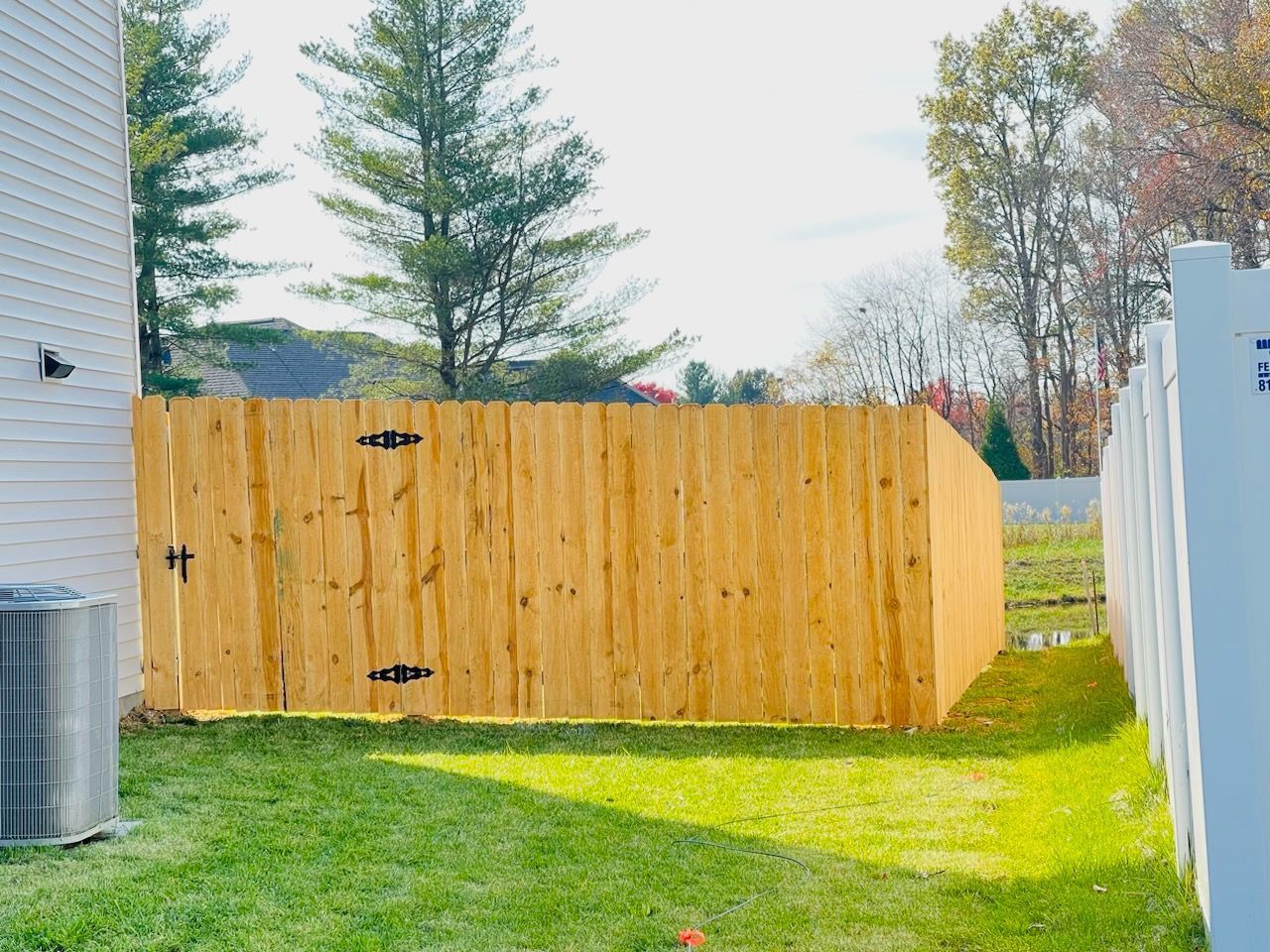wood fencing