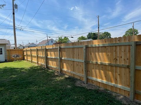wood fencing