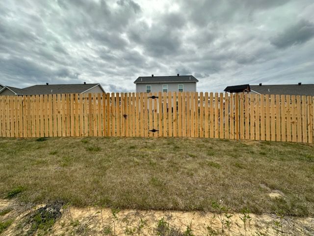 wood fencing