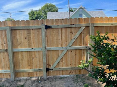 wood fencing