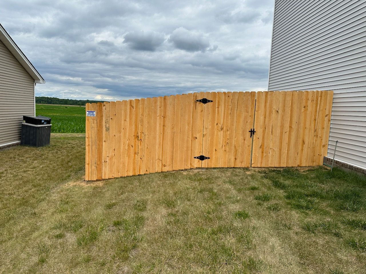 wood fencing