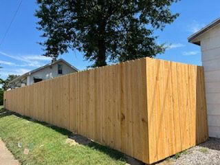 wood fencing