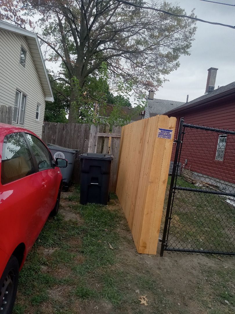 wood fencing