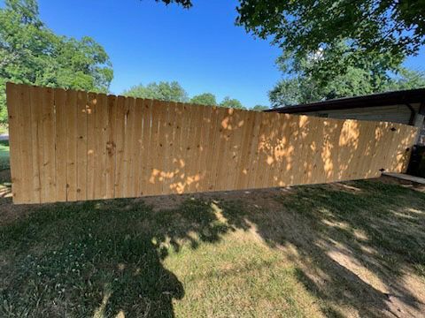 wood fencing