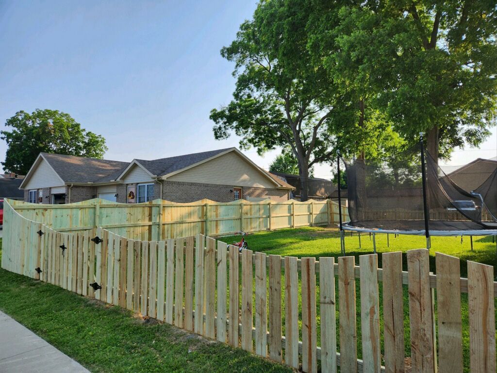 wood fencing