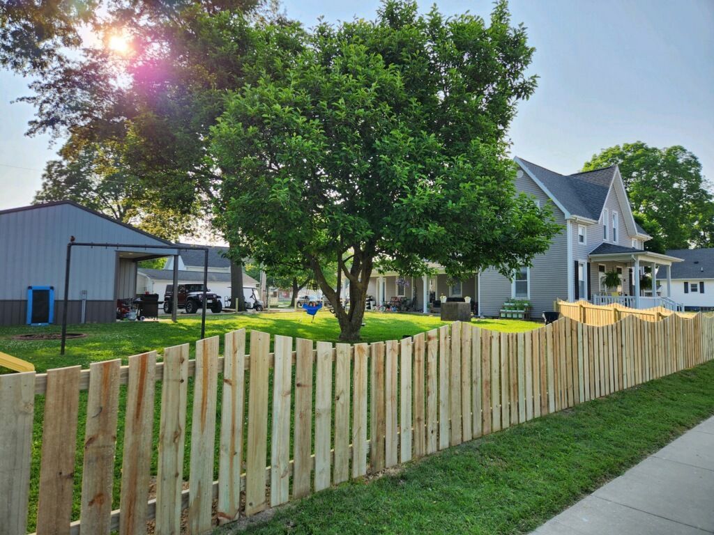 wood fencing