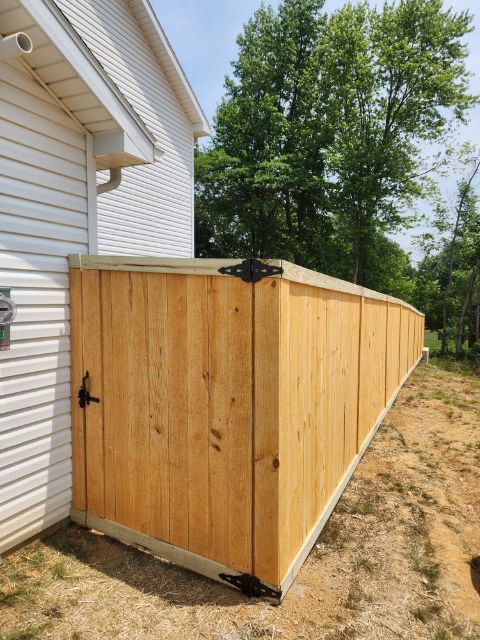 wood fencing