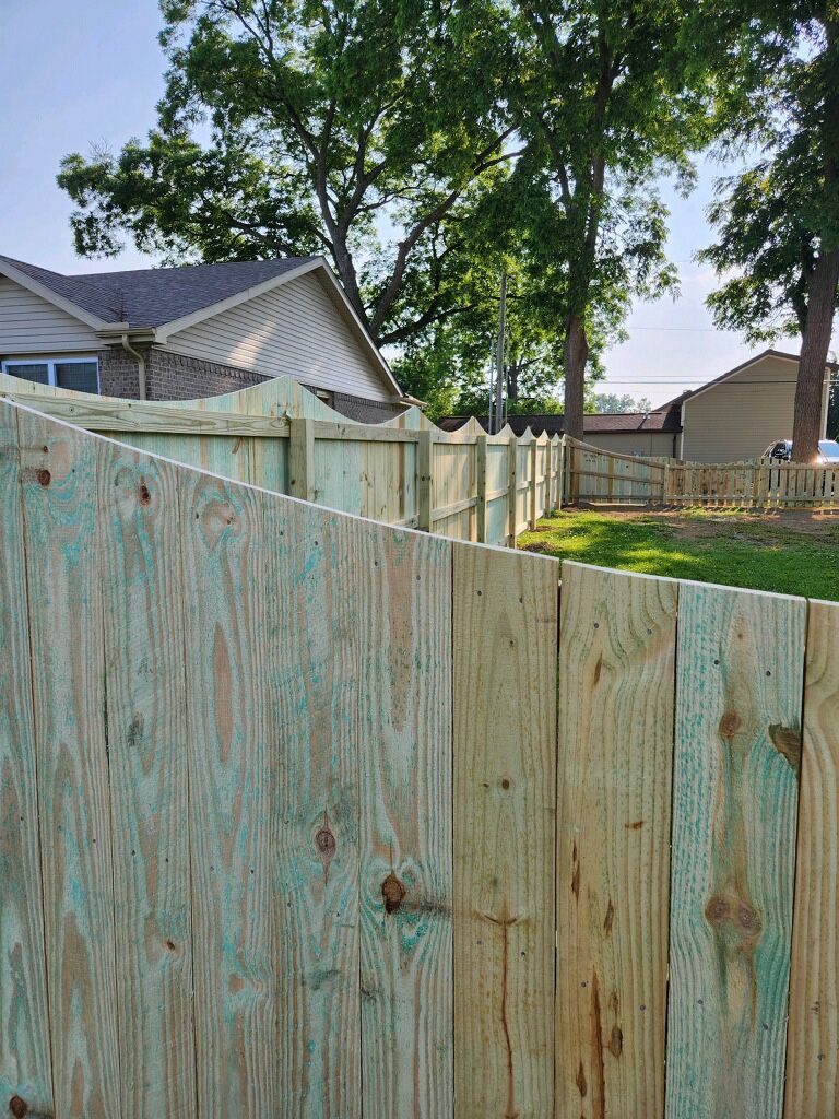 wood fencing
