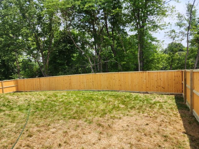 wood fencing