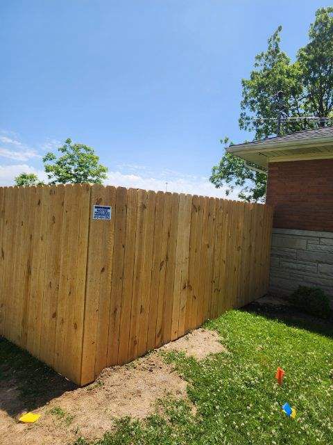 wood fencing