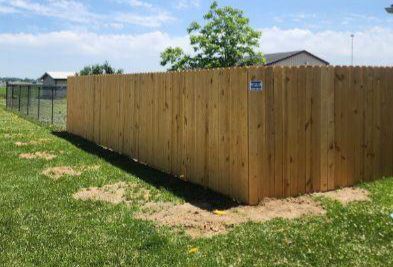 wood fencing