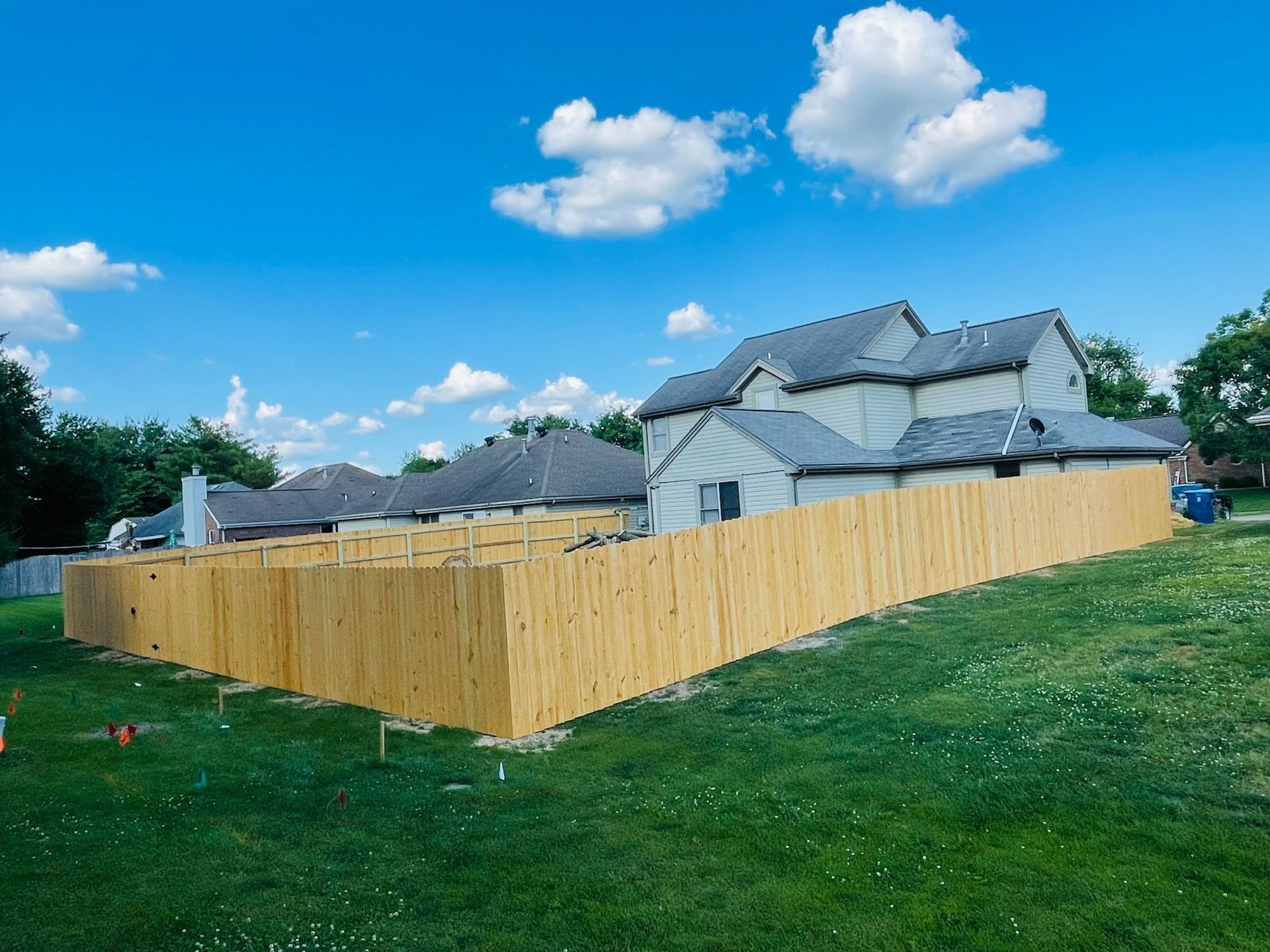 wood fencing
