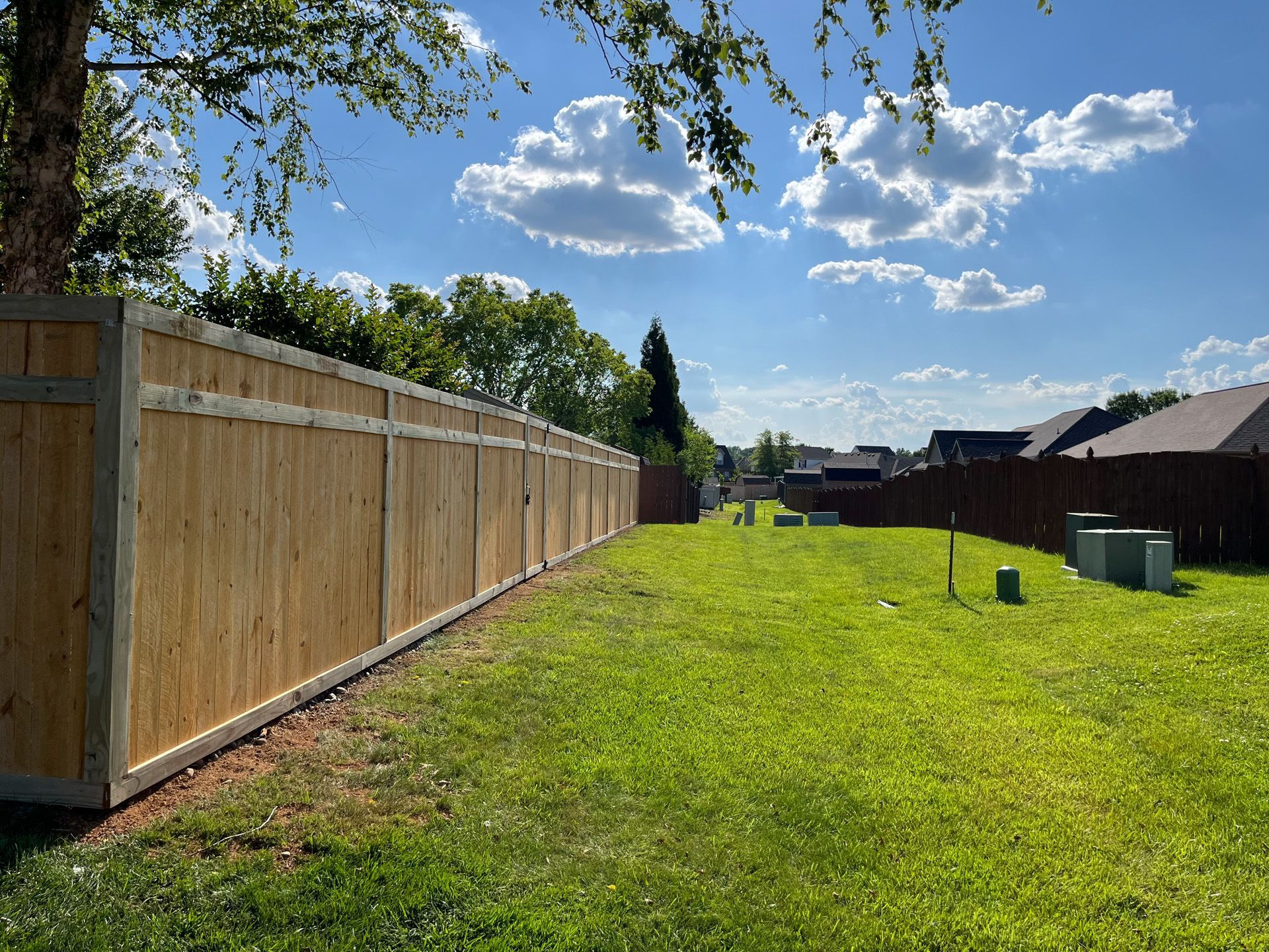 wood fencing