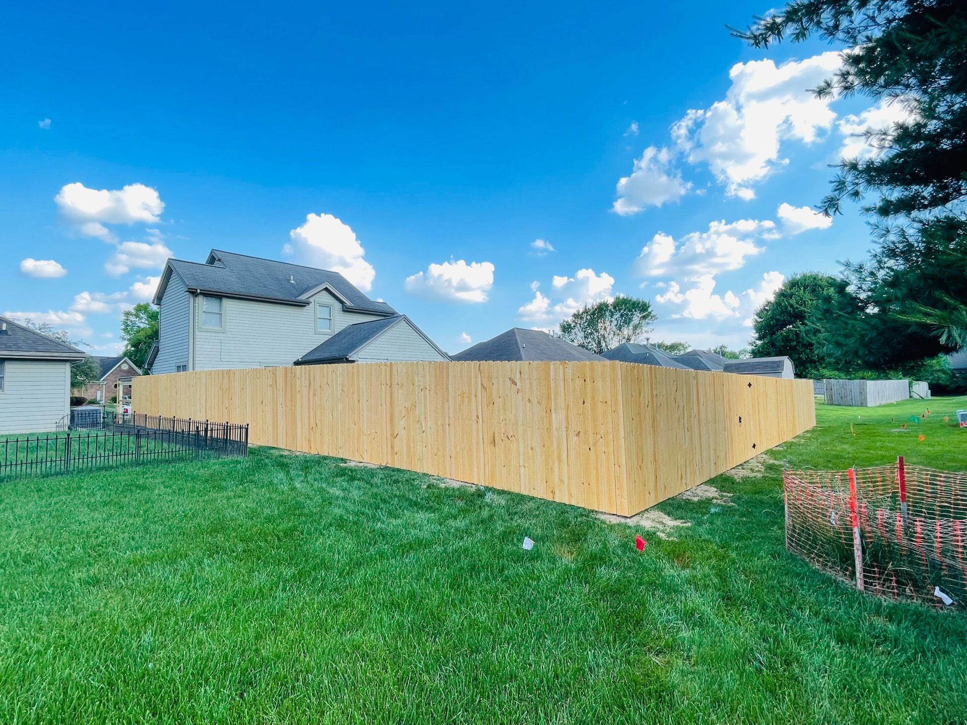 wood fencing