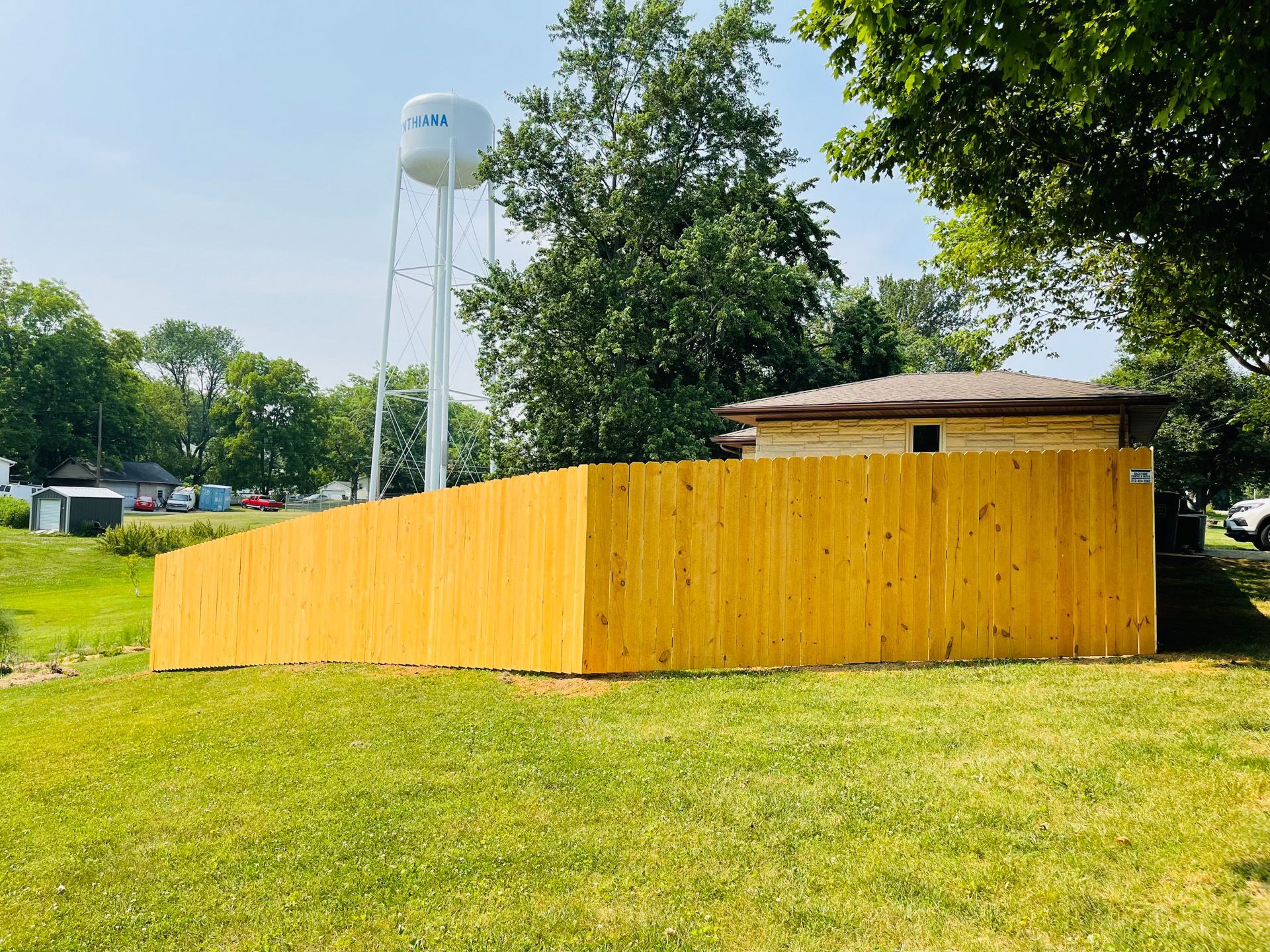wood fencing
