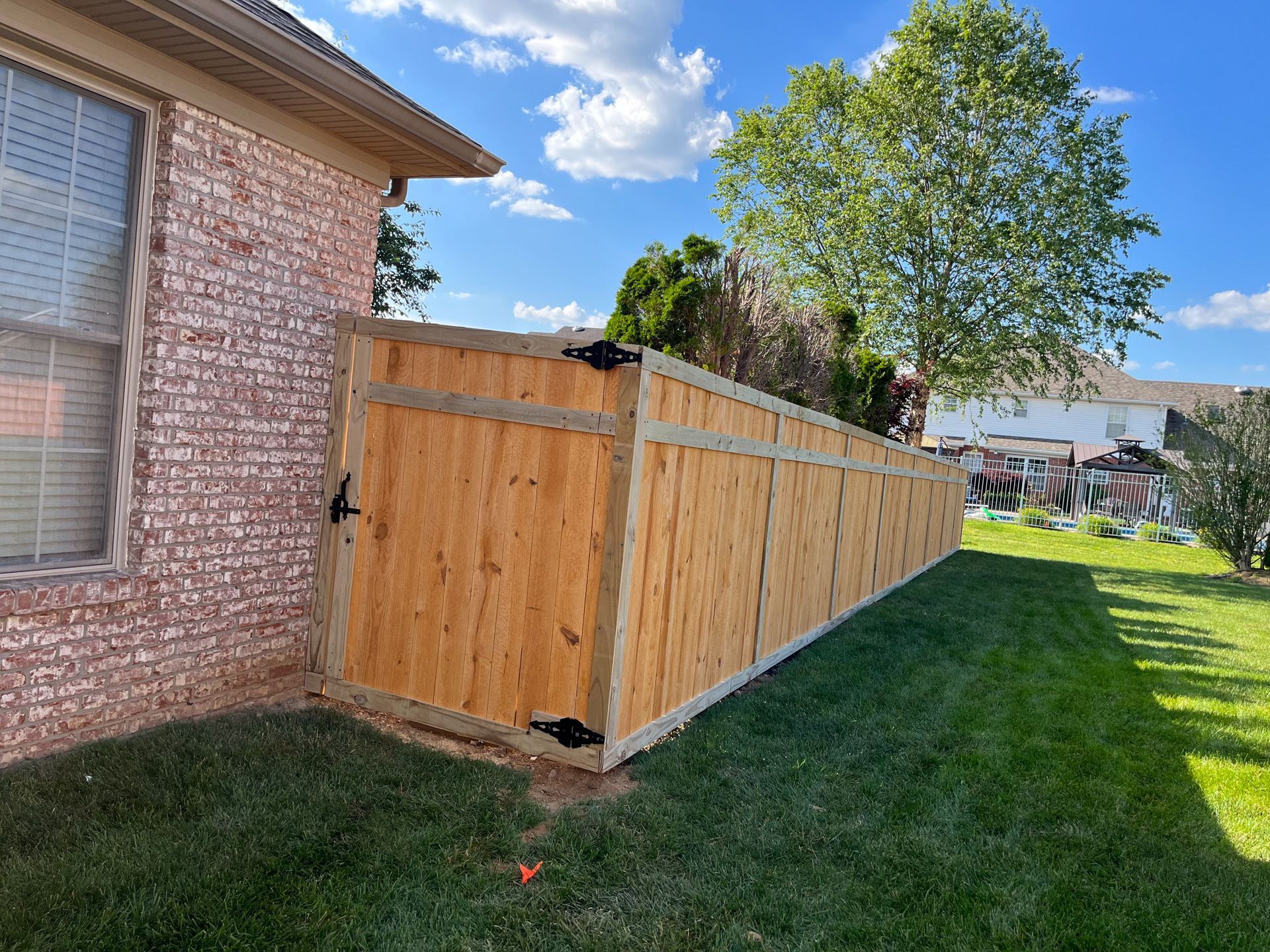 wood fencing