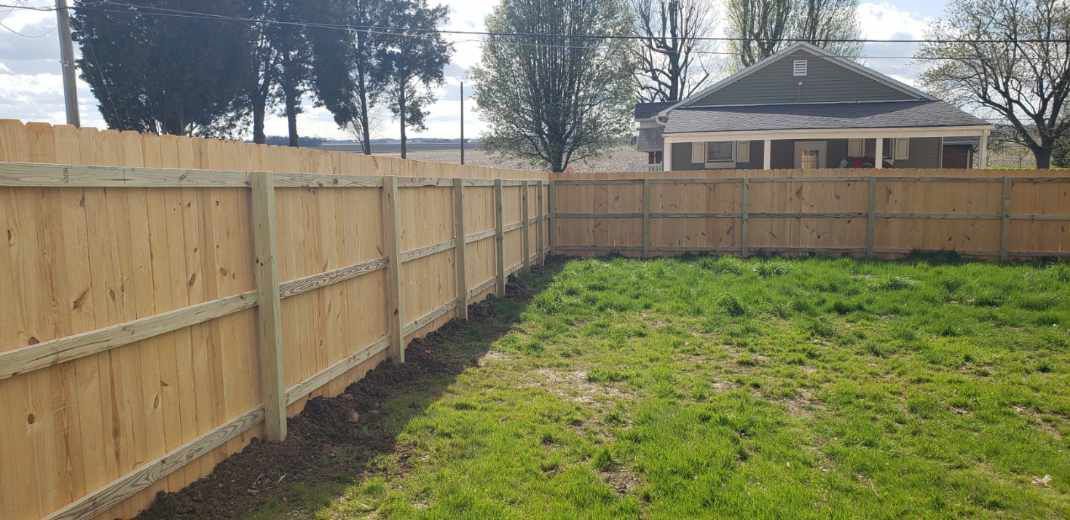 wood fencing