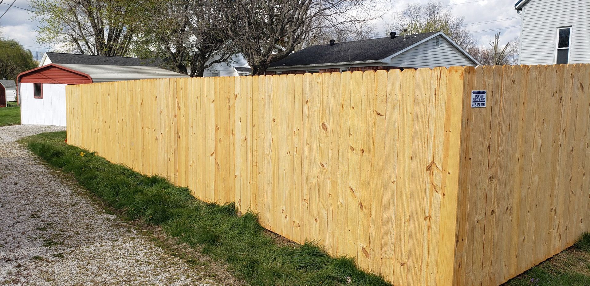 wood fencing