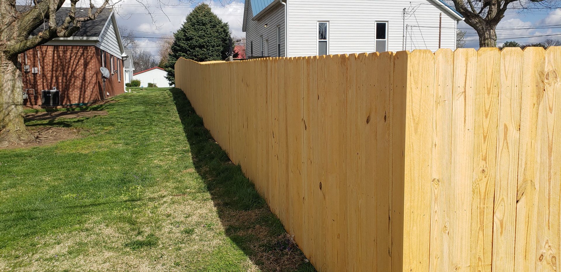 wood fencing