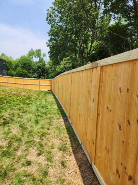 wood fencing