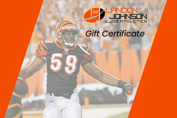 LJ59 Athletics Gift Certificate For Youth Sports Training Design 2
