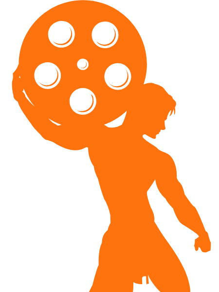 Icon depicting virtual training and film analysis with a coach providing feedback
