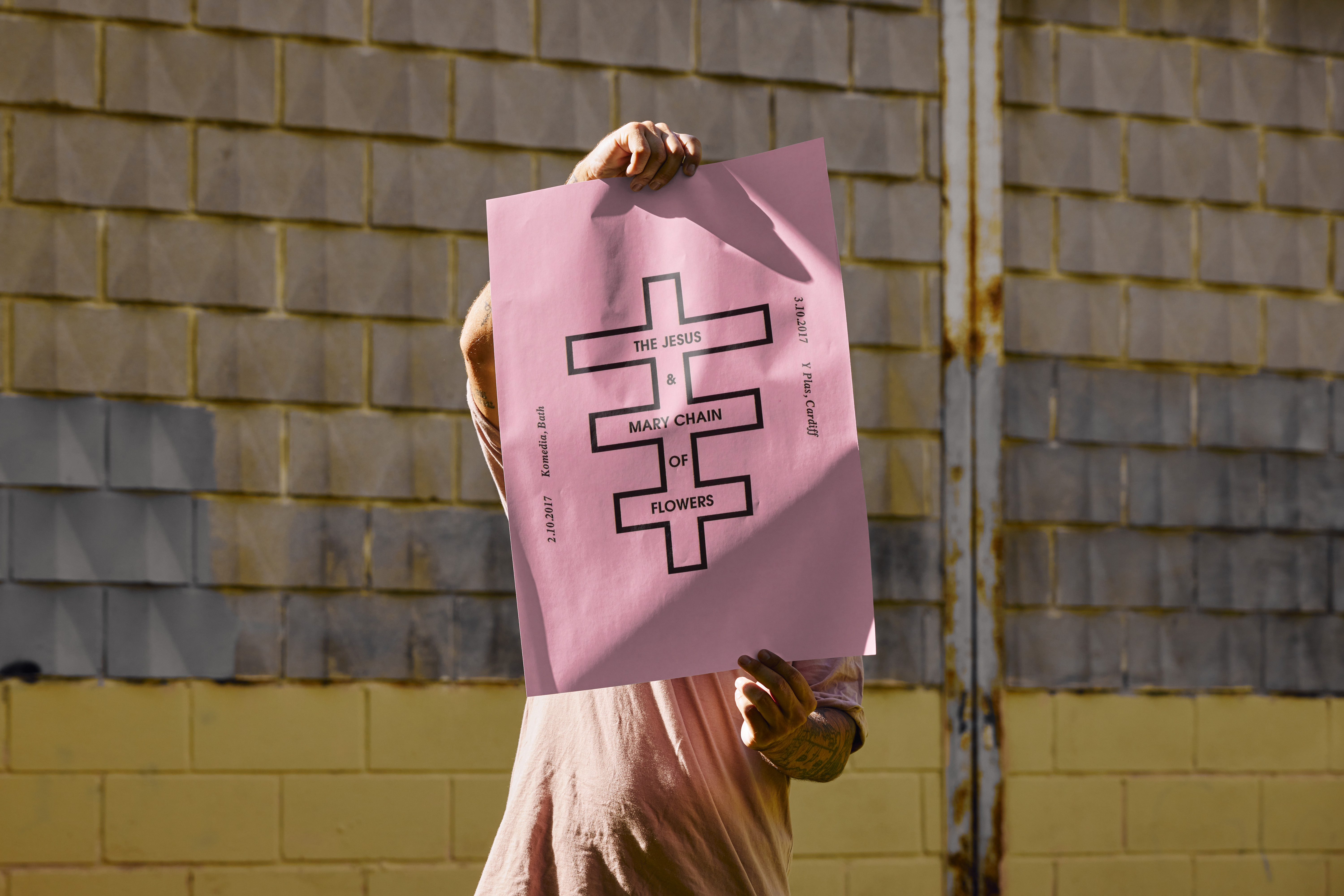 Poster for Jesus and Mary Chain supported by Chain of Flowers