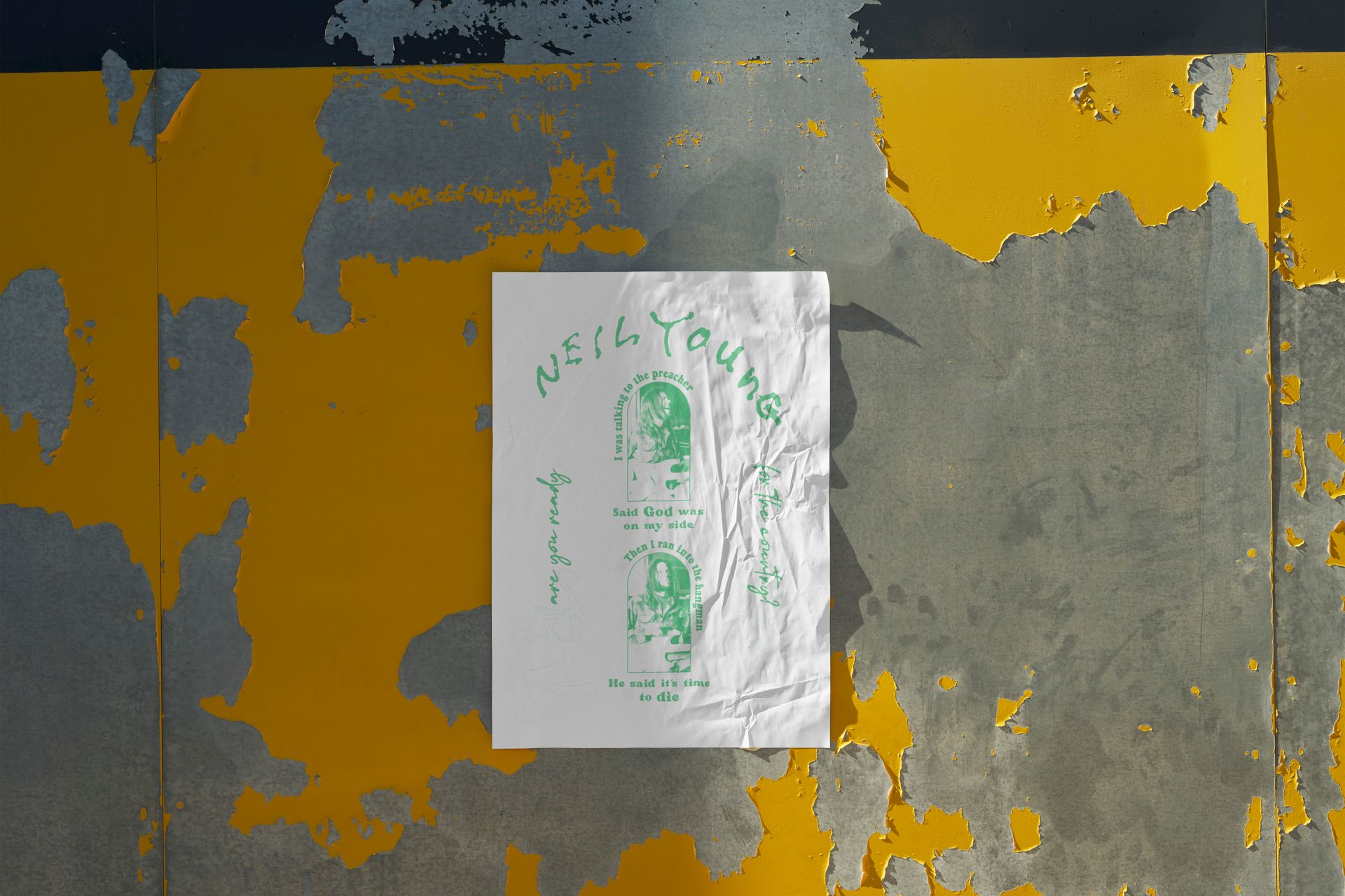 Neil Young tribute poster