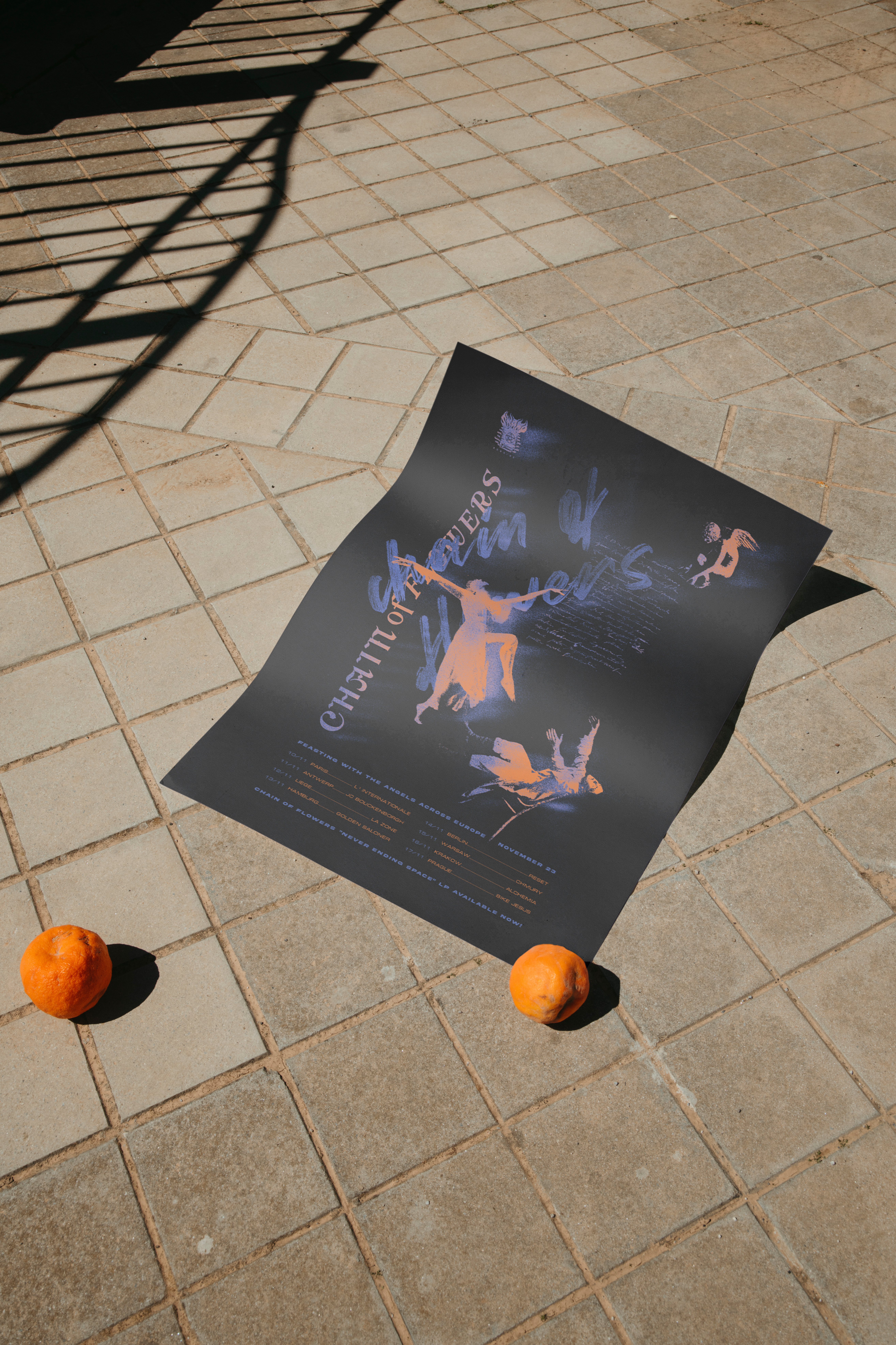 Tour poster for Chain of Flowers