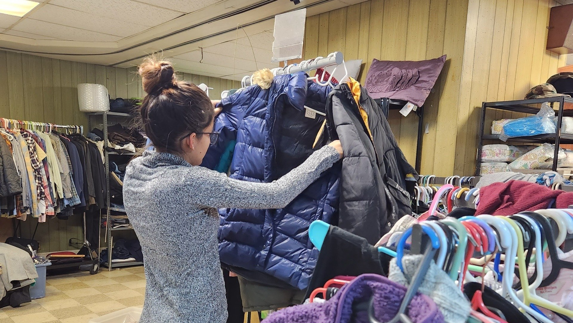 Trinity Human Services Thrift Shop Display