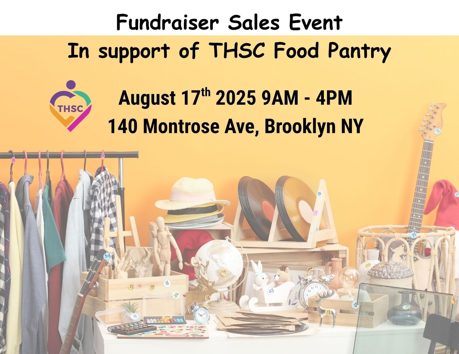 Flea Market Fundraiser Event