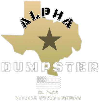 Alpha Dumpster logo Alpha Dumpster