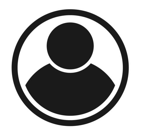 a generic graphic of a person headshot as a placeholder until an actual photo is uploaded.