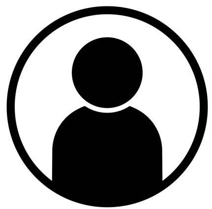 a generic graphic of a person headshot as a placeholder until an actual photo is uploaded.