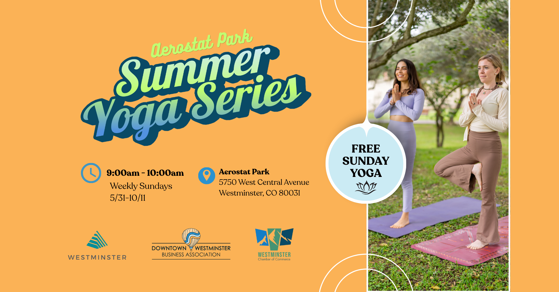 SUMMER YOGA SERIES EVERY SUNDAY