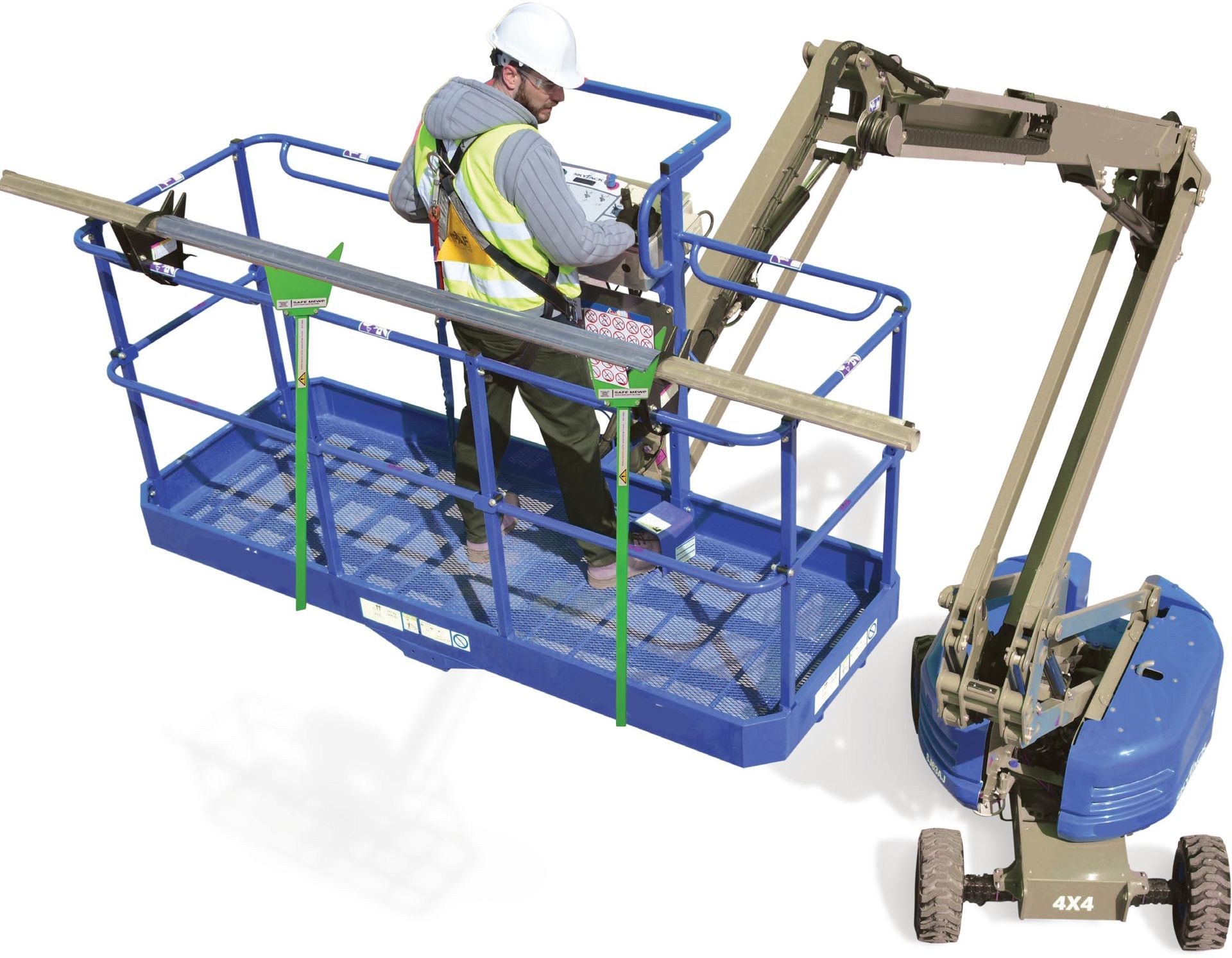 boom lift, pipe carrier, pipe lifter, site safety