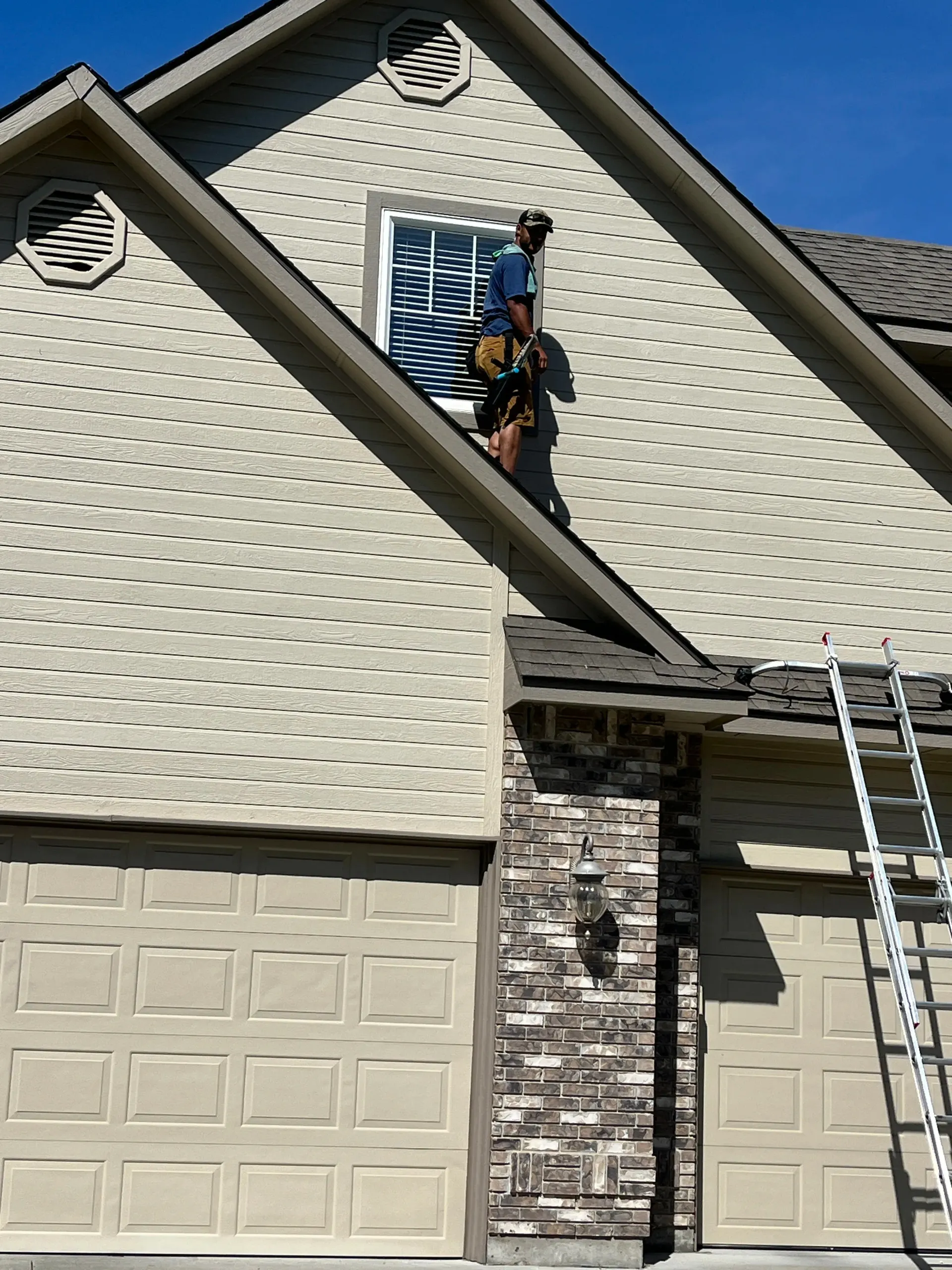 Residential window washing in Boise Residential window washing in Boise
