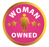 Pink and gold circle: