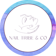 A logo for a company called nail tribe & co