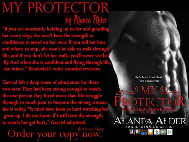 Alanea alder wrote a book called my protector