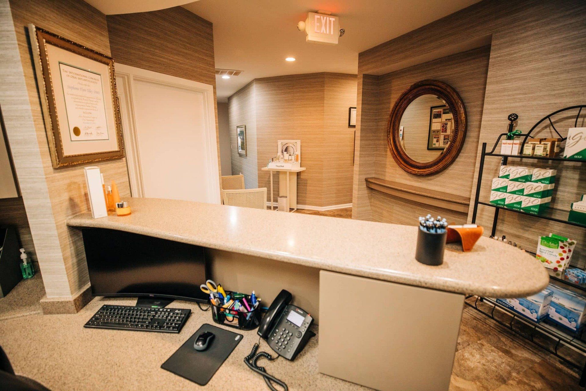 front desk