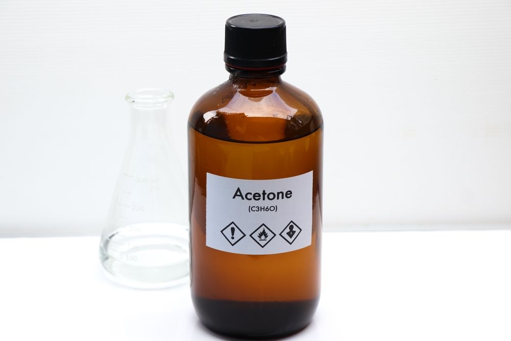 Brown bottle labeled
