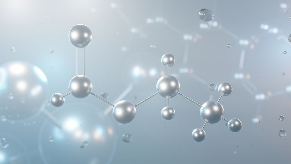 3D molecular structure of ester