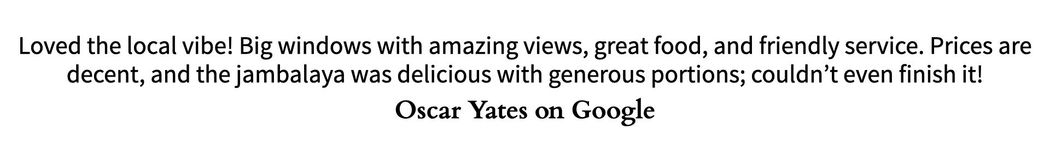 Great review for The Hangar from Google 