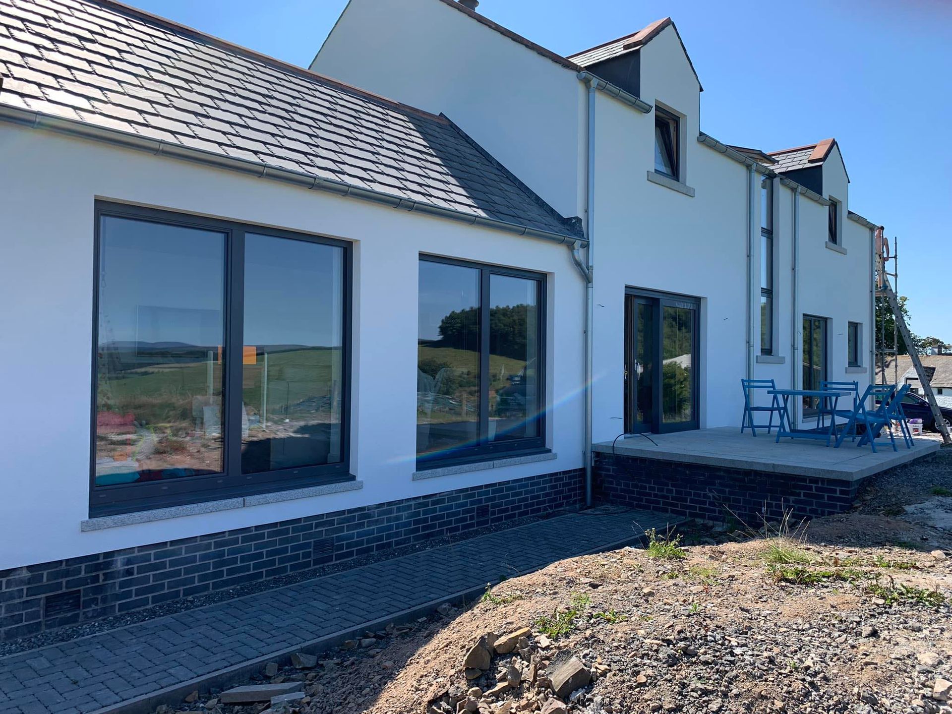 House rendering House rendering and roughcasting by PWI Plastering Castle Douglas