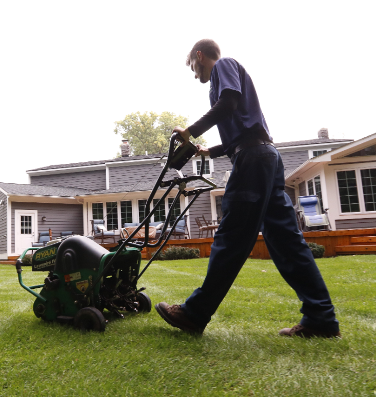 Lawn Aeration & Overseeding Services Turf Tenders
